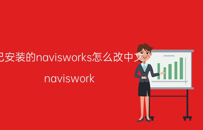 已安装的navisworks怎么改中文 naviswork manage 2017卸载不干净怎么办？